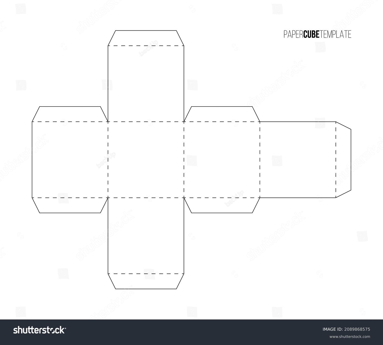 152 887 Square Box Template Stock Vectors And Vector Art Shutterstock