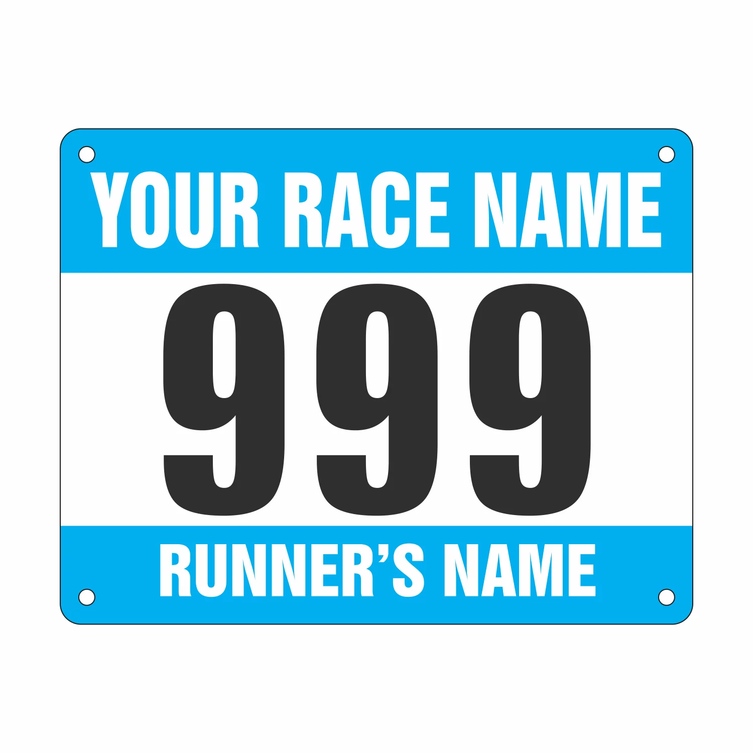 Custom Race Bibs SignsRX