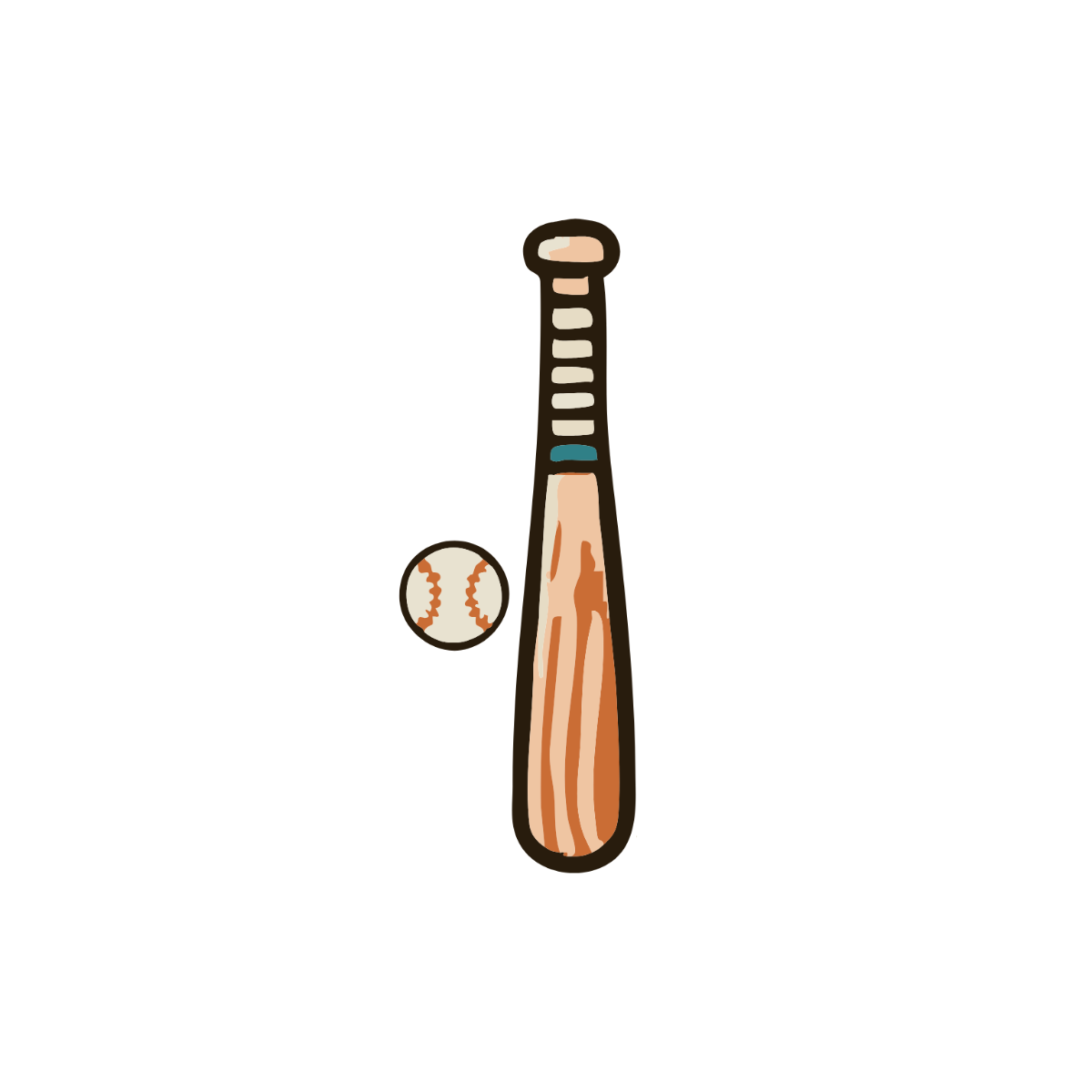 Free Kids Baseball Bat Clipart Template To Edit Online