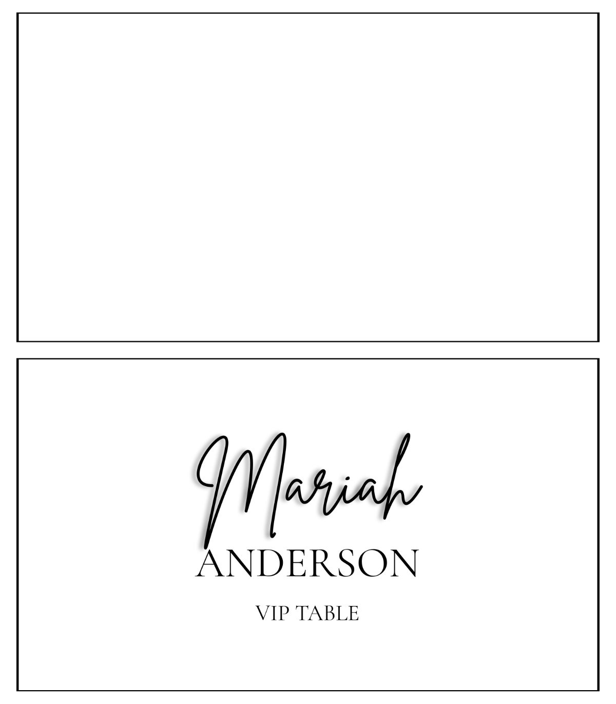 Free Place Card Templates Editable And Printable