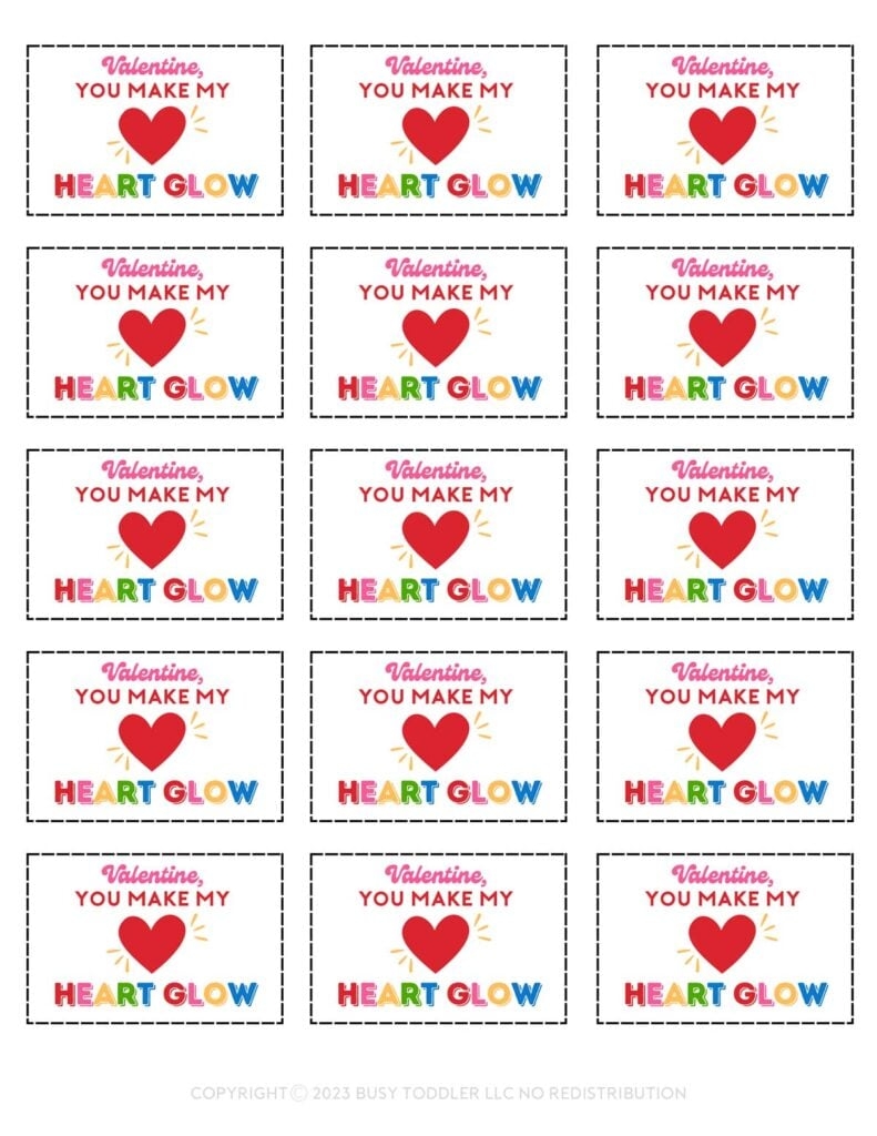 Free Printable Valentines For Kids Busy Toddler