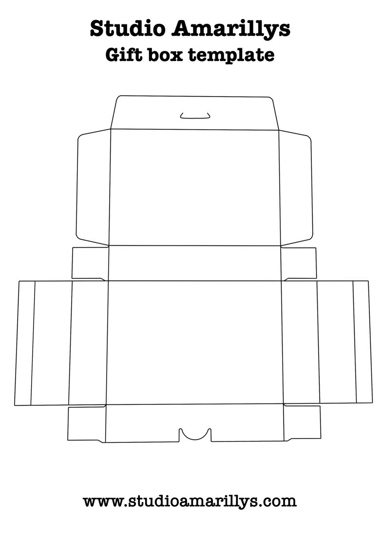 Gift Card Box Template Printable