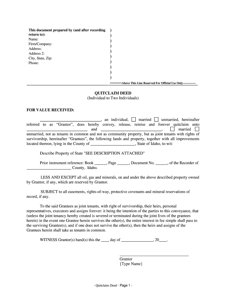 Printable Joint Ownership Agreement Template