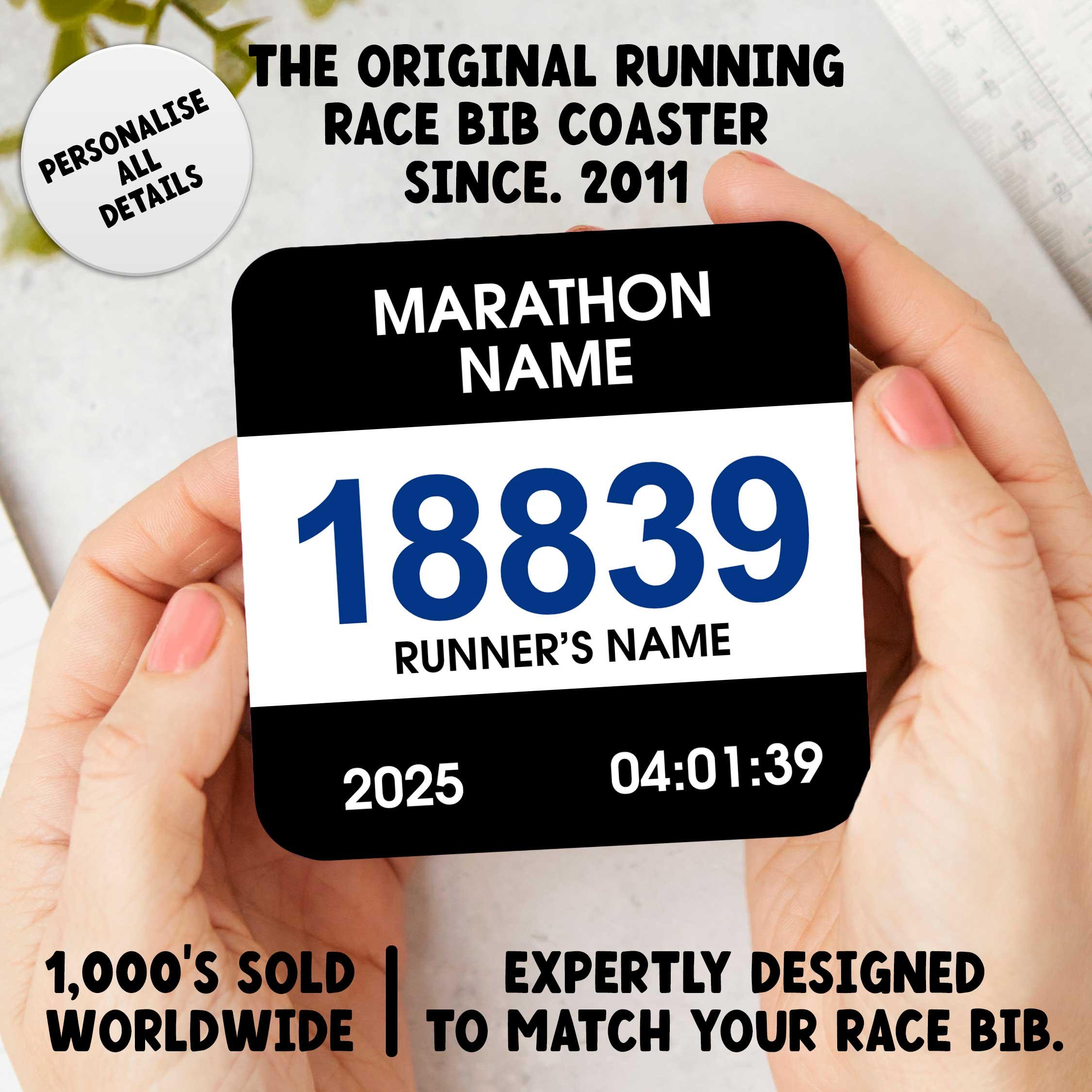 Custom Printable Race Bib Template