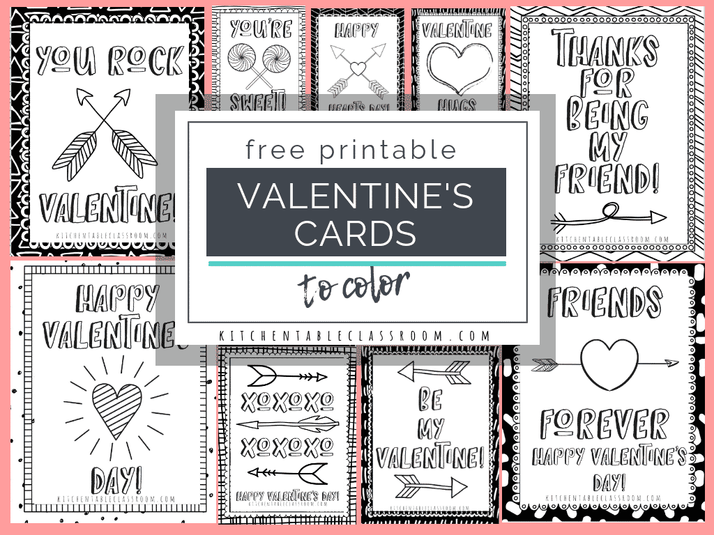 Valentine's Day Printable Template
