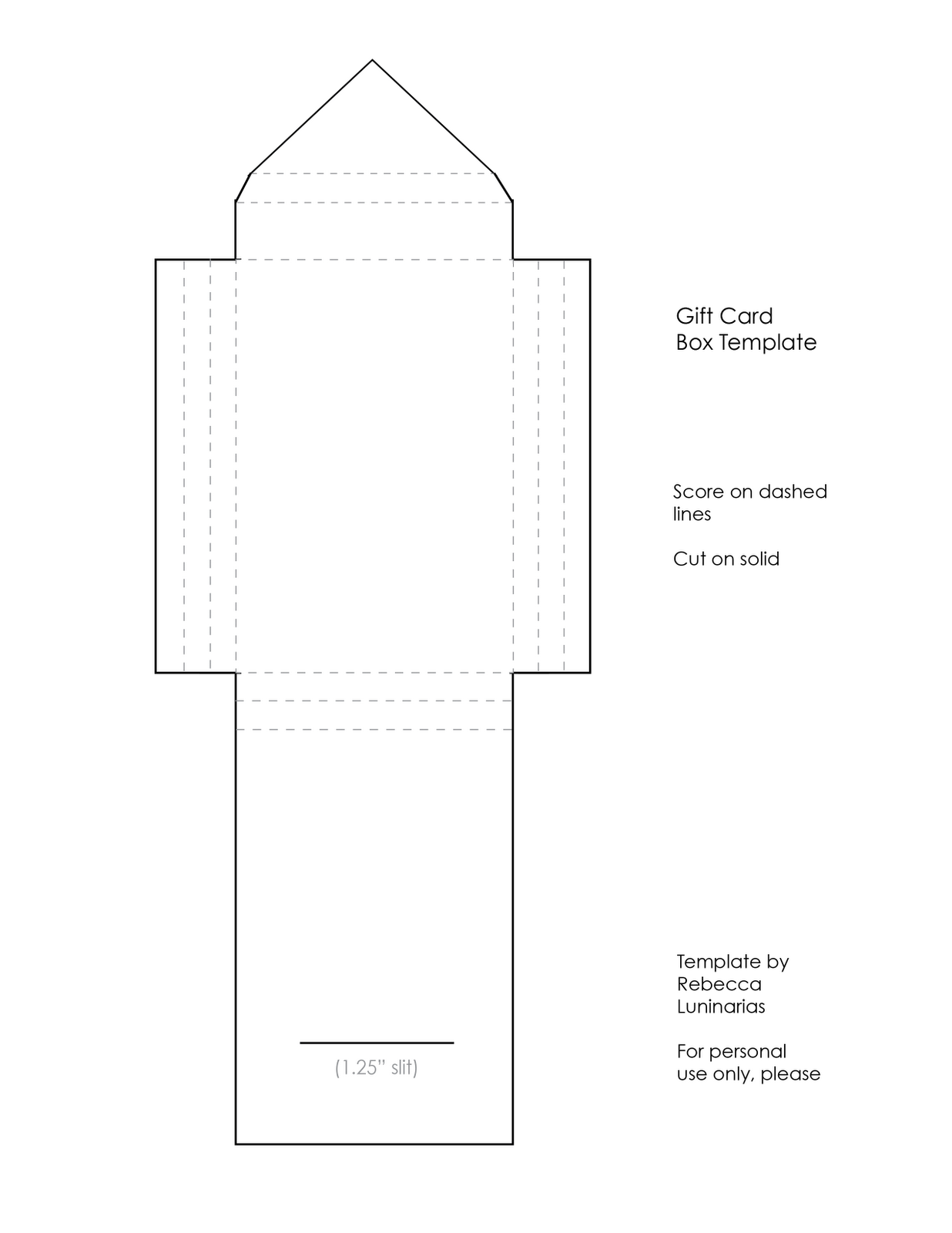 Small Boxes Tutorial Part Two Gift Card Box