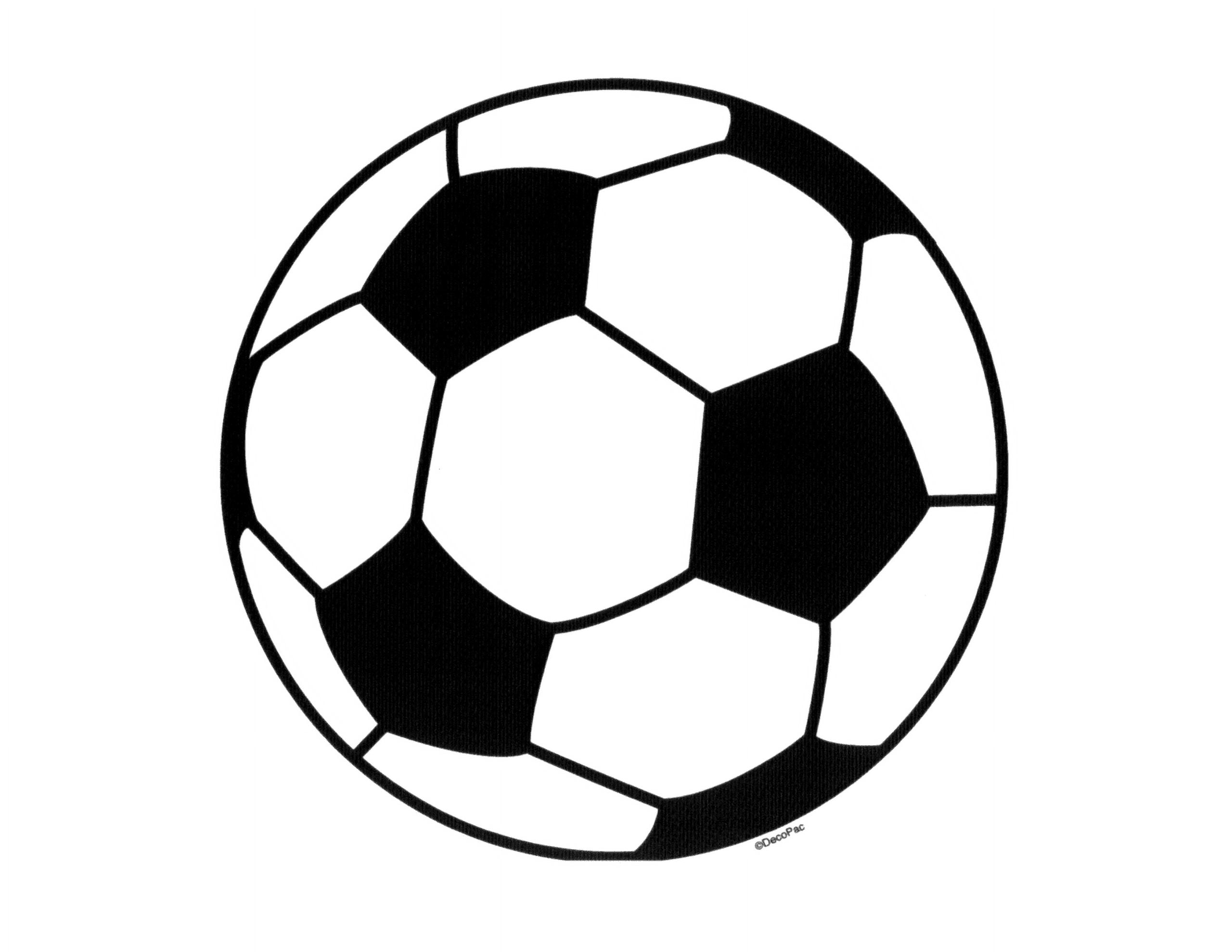 Whimsical Practicality s Soccer Ball Edible Icing Image For 1 4 Sheet Cake Walmart